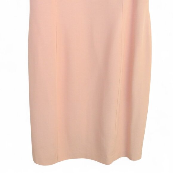 Joseph Ribkoff Vintage Holiday Party Christmas Pink Sheath Dress Size 12 - Picture 5 of 14